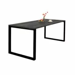 Musta Lankkupöytä 140 Cm Edna