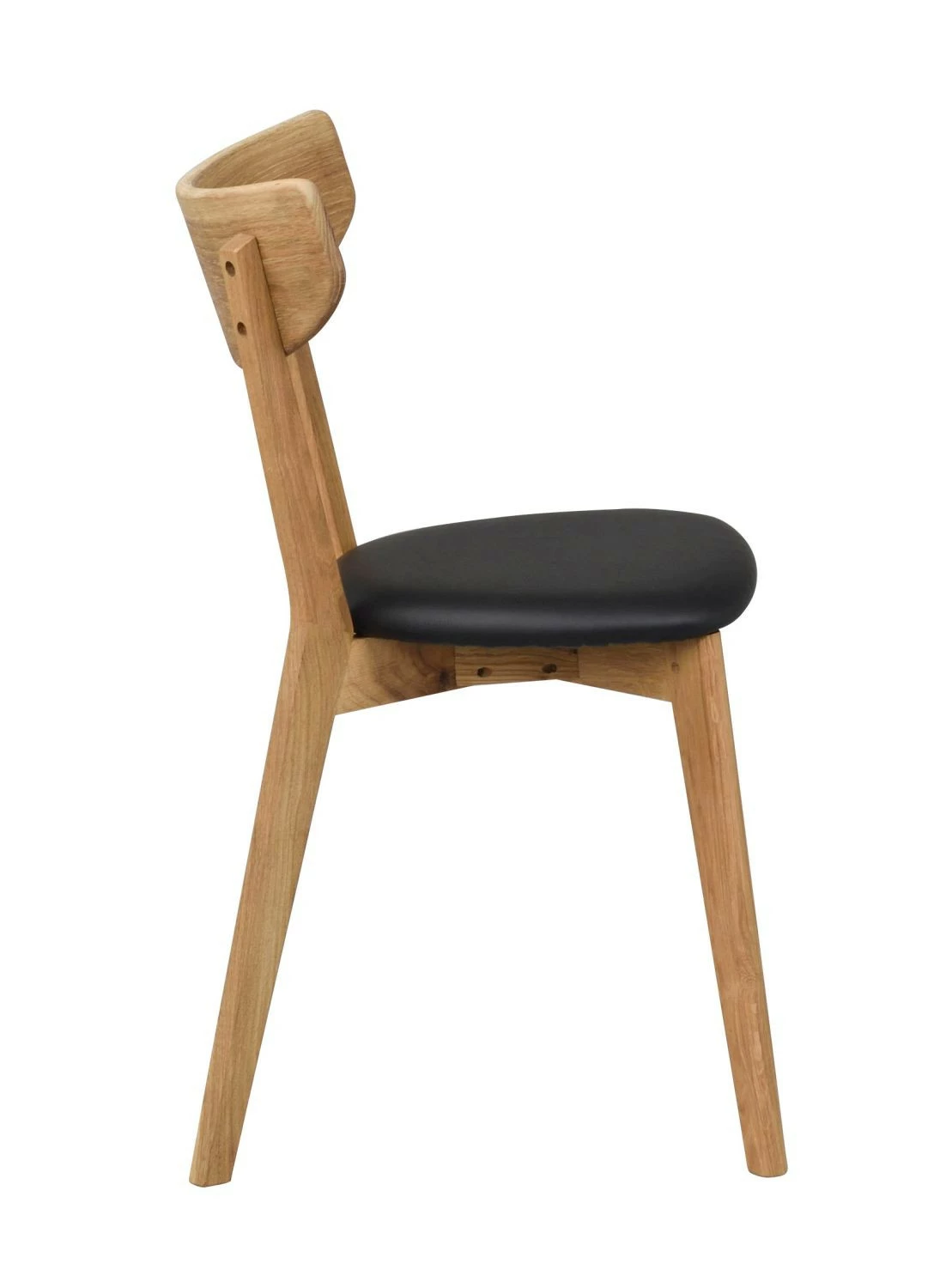 Ruokapöydän Tuoli Ami Lakattu Tammi Musta Istuin - Image 2