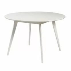 Pyöreä Ruokapöytä 115 Cm Rowico Yumi Valkoinen