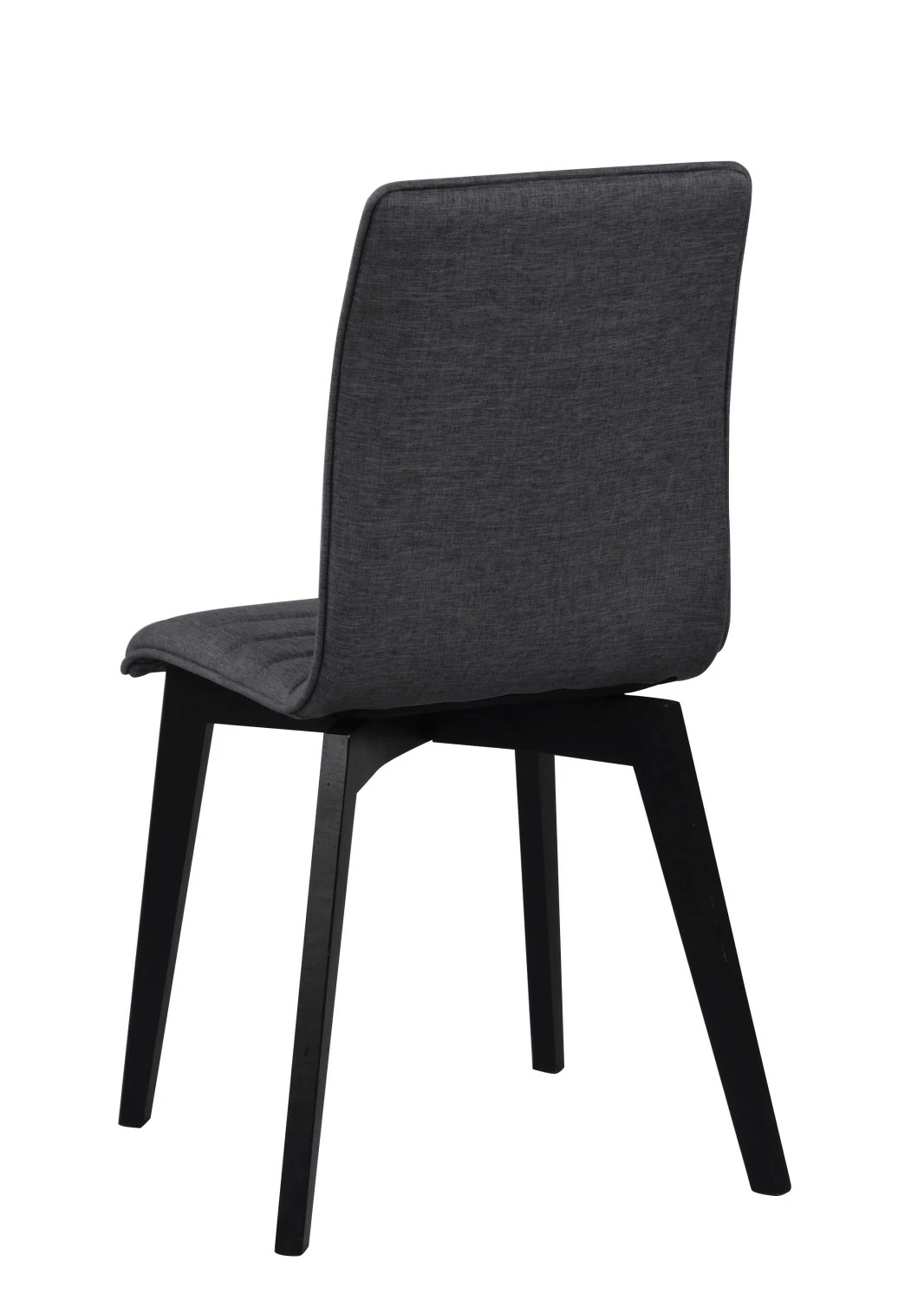 Gracy Tuoli Tummanharmaa Verhoilu, Musta Tammijalka - Image 2