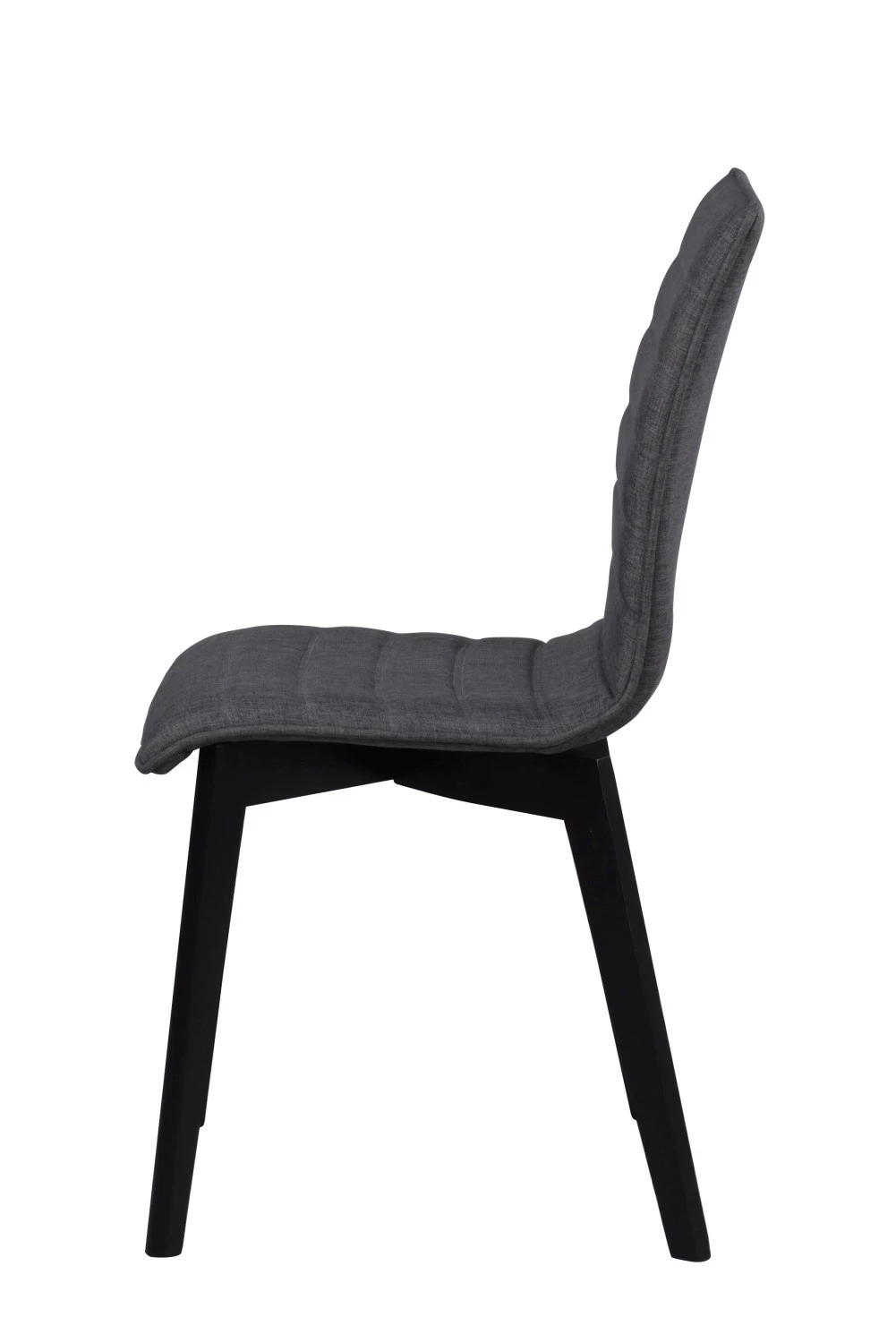 Gracy Tuoli Tummanharmaa Verhoilu, Musta Tammijalka - Image 3