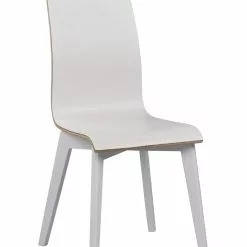 Gracy Tuoli Valkoinen Laminaatti Istuin, Valkoinen Jalka