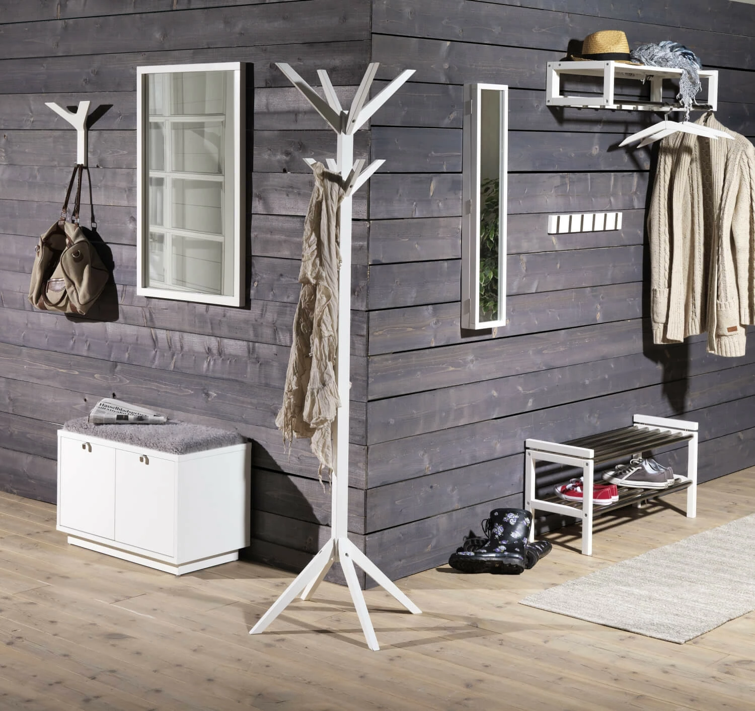 Rowico Confetti- Peili 90x60 Cm, Valkoinen - Image 3