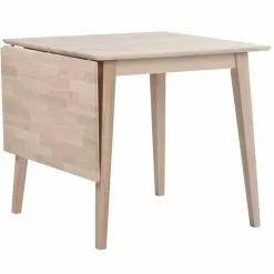 Filippa Klaffipöytä 80x80+45 Cm, Valkopesty Tammi