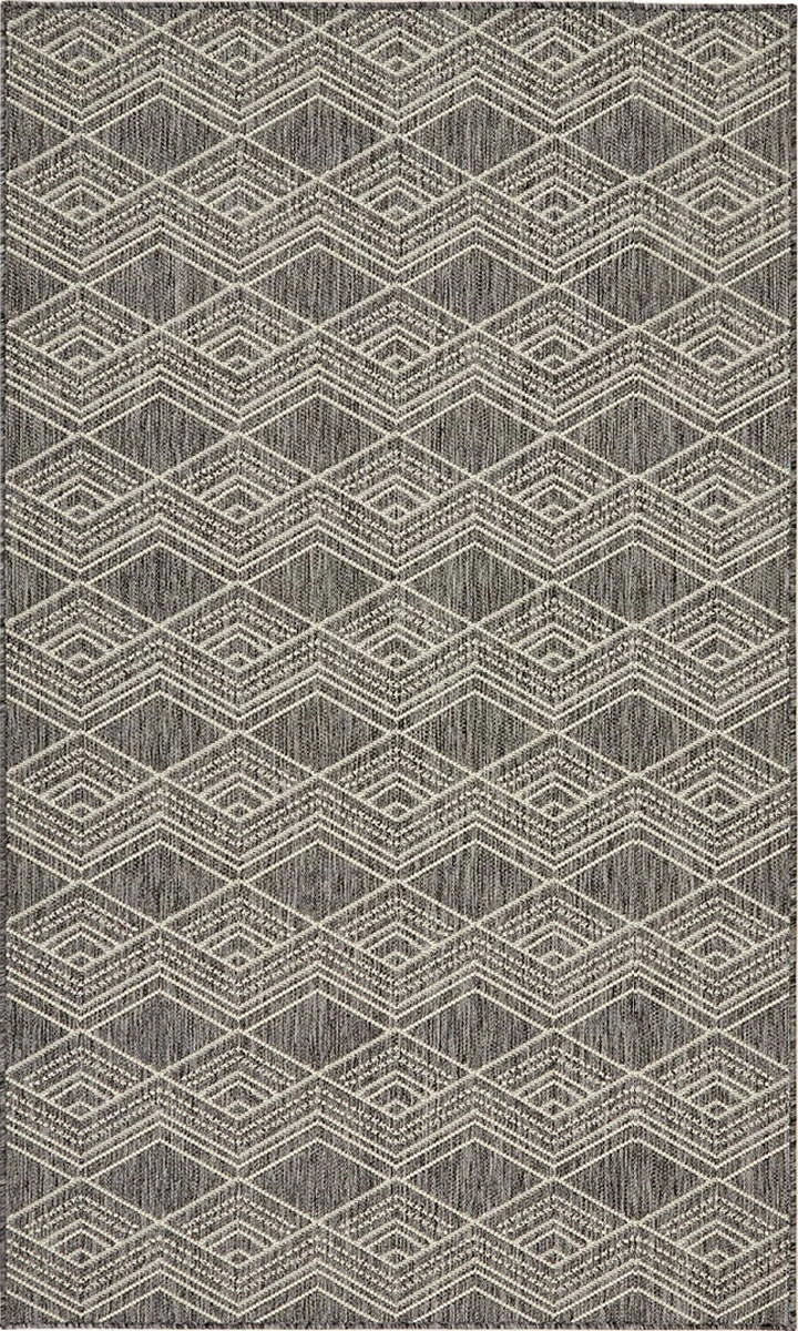 Wave Käytävämatto 80x250 Cm Hopea