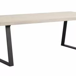 Rowico Brooklyn Ruokapöytä 220x95 Valkopesty, U-jalalla