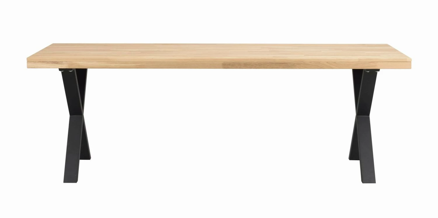 Rowico Brooklyn Ruokapöytä 220x95 Tammi, X-jalalla - Image 2