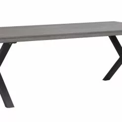 Rowico Brooklyn Ruokapöytä 220x95 Savunruskea Tammi, X-jalalla