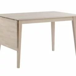 Filippa Klaffipöytä 120+45x80, Valkopesty Tammi