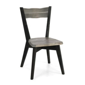 Lana Ruokapöydän Tuoli, Harmaa/musta