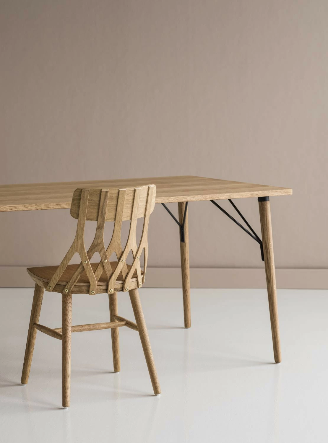 Hans K Y5 Tuoli, öljytty Tammi - Image 2