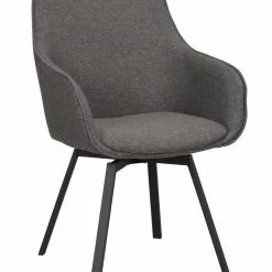 Pyörivä Tuoli Alison Käsinojilla Harmaa