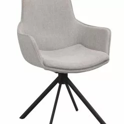 Rowico Lowell Pyörivä Käsinojatuoli Harmaa