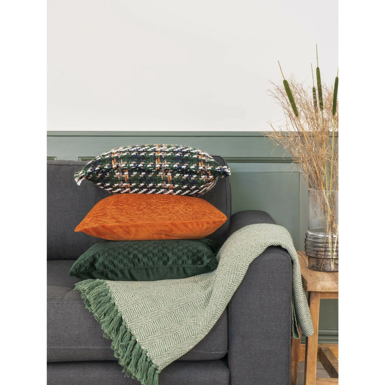 Cort Torkkupeitto 130x160 Vihreä - Image 2