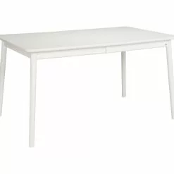 Zig Zag Jatkettava Ruokapöytä 127x75 Cm Valkoinen