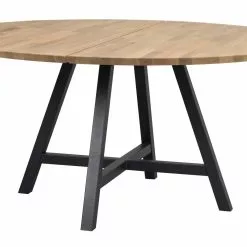 Rowico Carradale Pyöreä Ruokapöytä 150 Cm Tammi / A-jalka