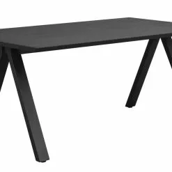 Rowico Carradale Ruokapöytä 170x100 Cm Musta Tammi/V-jalka