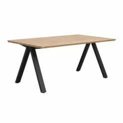 Rowico Carradale Ruokapöytä 170x100 Cm Tammi/V-jalka