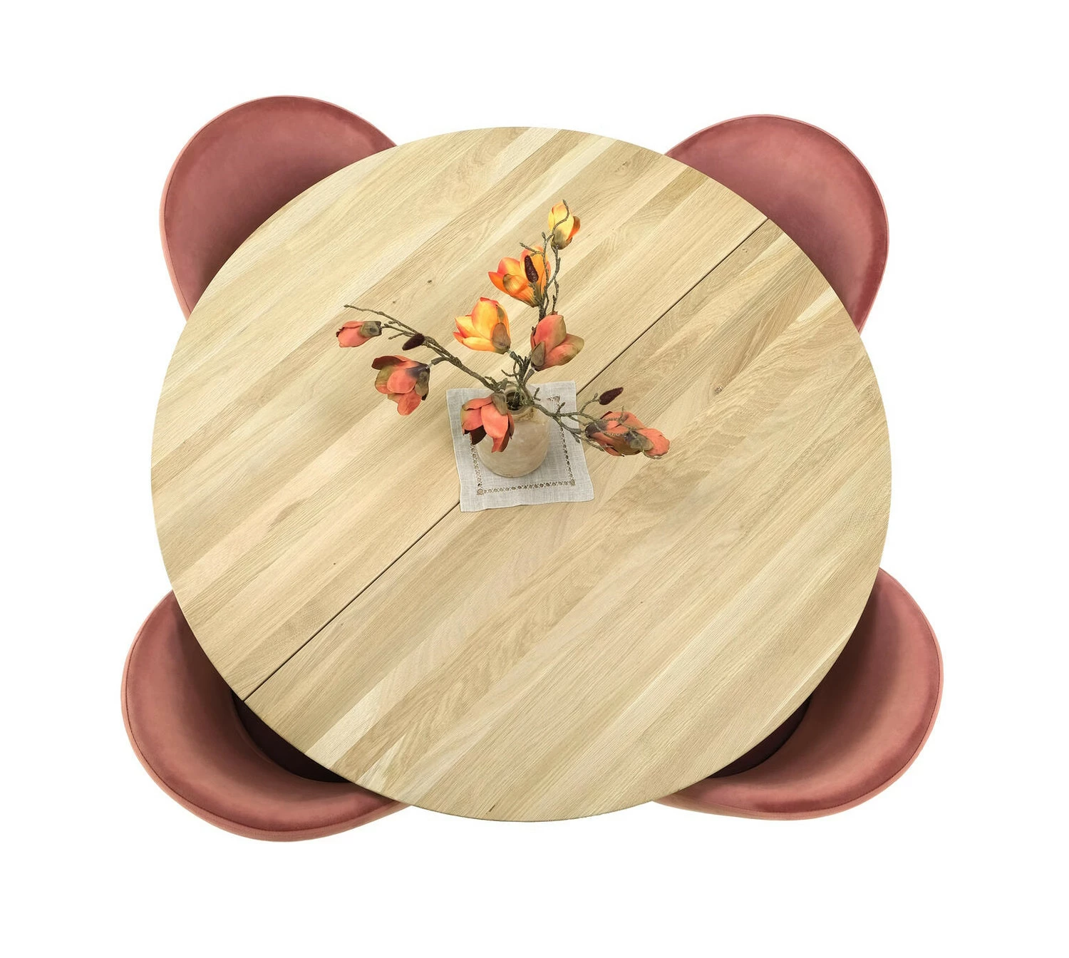 Palma Pyöreä Tammipöytä Ø 115 Cm - Image 2